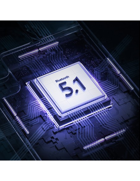 Belaidės ausinės TWS Bluetooth 5.1 300mAh juodos