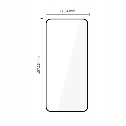 
Grūdintas stiklas Motorola Edge 70 5G Glass Fit+, juodas - 2 vnt.
