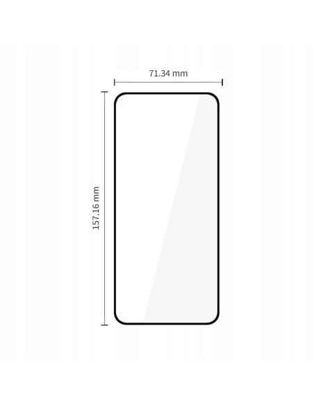 
Grūdintas stiklas Motorola Edge 70 5G Glass Fit+, juodas - 2 vnt.

