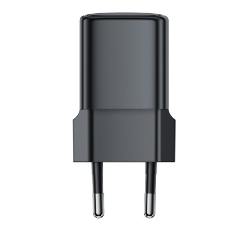 
USB-C GaN PD 20W sieninis įkroviklis – juodas
