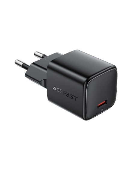 
USB-C GaN PD 20W sieninis įkroviklis – juodas
