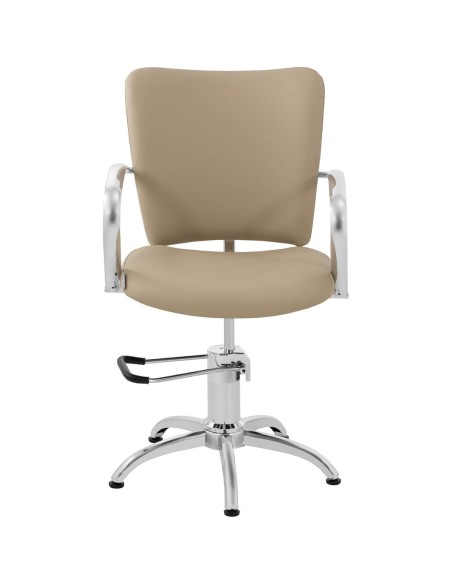 Chester Beige smėlio spalvos besisukanti kosmetinė kirpykla kėdė Chester Beige smėlio spalvos besisukanti kosmetinė kirpykla kėdė