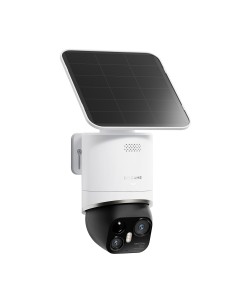 
360 laipsnių lauko kamera su saulės baterijomis, 4K, 8MP, 2,4 GHz, WiFi, 13000 mAh – balta
