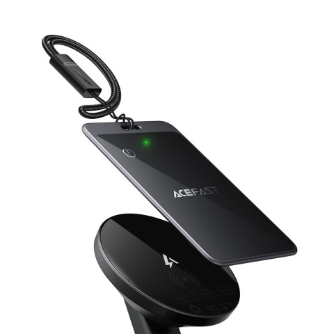 
„Bluetooth“ vietos nustatymo kortelė, suderinama su „Apple Find My“ – pilka

