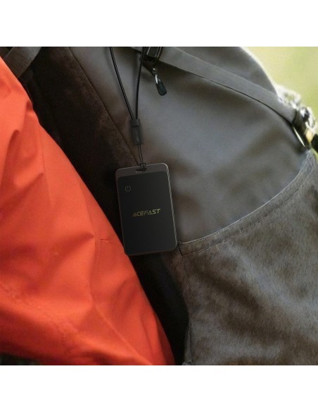 
„Bluetooth“ vietos nustatymo kortelė, suderinama su „Apple Find My“ – pilka
