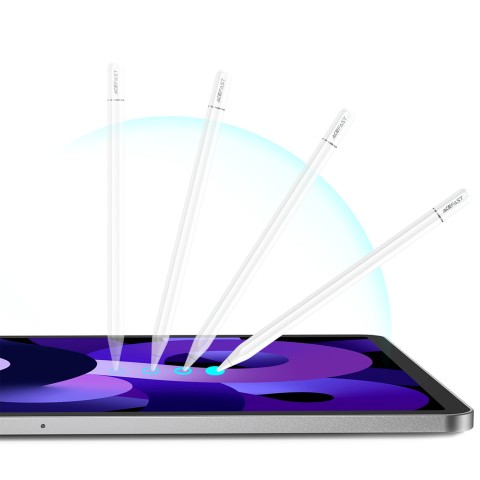 
Talpinis rašiklis iPad su belaidžiu įkrovimu ir 2 antgaliais V3 - baltas
