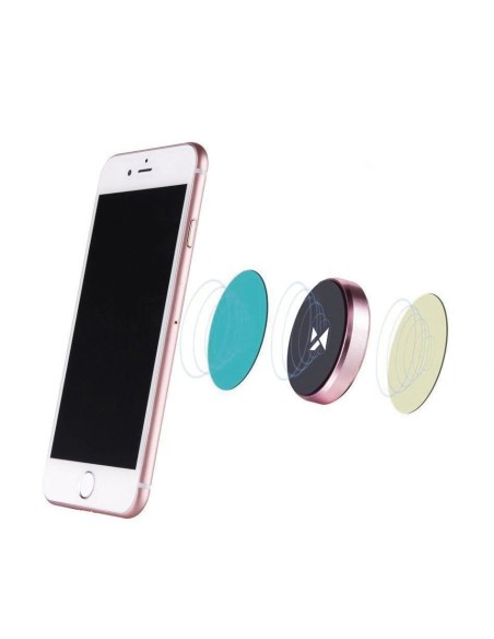 Magnetinis automobilinis telefono laikiklis prietaisų skydeliui juodas