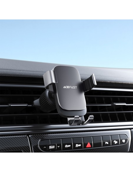 
„Gravity“ automobilio telefono laikiklis oro išleidimo angai – pilkas

