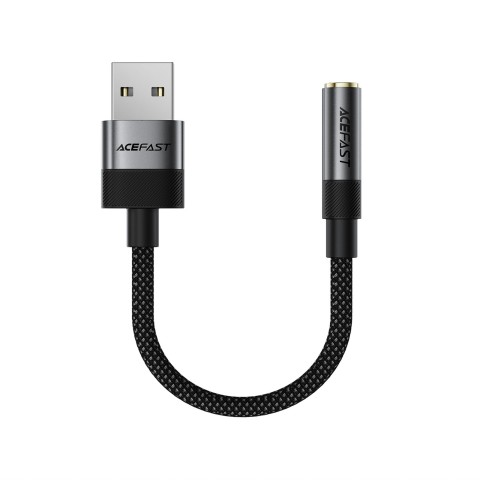 
USB-A į 3,5 mm mini lizdą jungiantis adapteris – juodas
