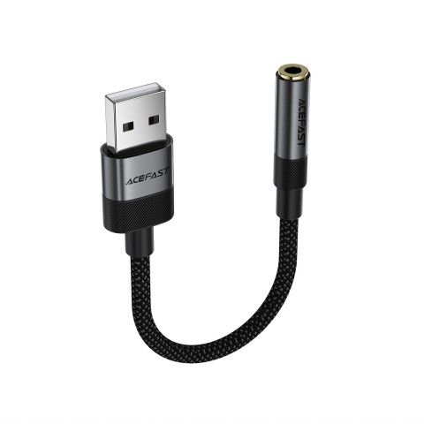 
USB-A į 3,5 mm mini lizdą jungiantis adapteris – juodas
