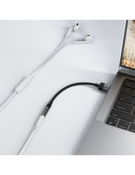 
USB-A į 3,5 mm mini lizdą jungiantis adapteris – juodas
