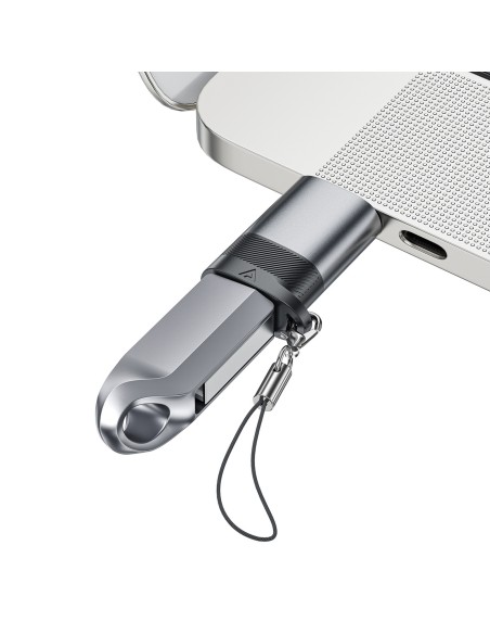 
USB-C - USB-A adapteris - pilkas
