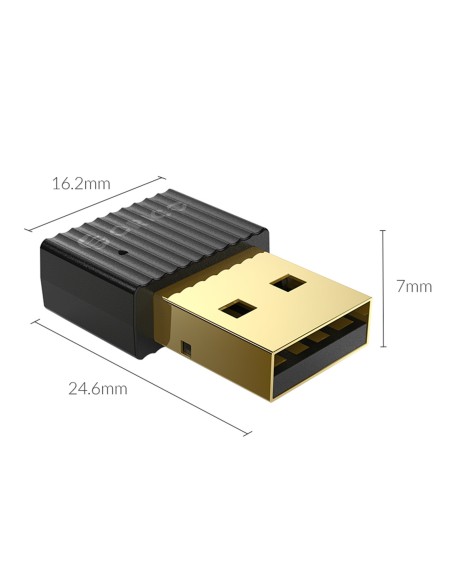 
„Bluetooth 5.0“ USB-A imtuvo adapteris – juodas
