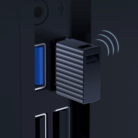 
„Bluetooth 5.0“ USB-A imtuvo adapteris – juodas
