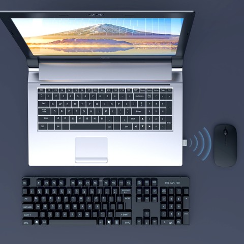 
„Bluetooth 5.0“ USB-A imtuvo adapteris – juodas
