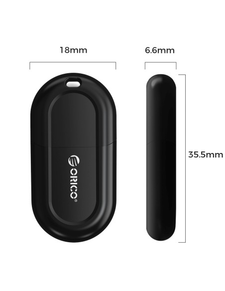 
„Bluetooth 5.3“ USB-A adapteris – juodas
