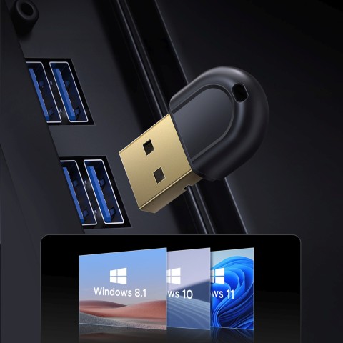 
„Bluetooth 5.3“ USB-A adapteris – juodas
