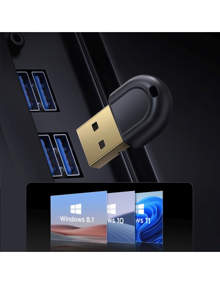 
„Bluetooth 5.3“ USB-A adapteris – juodas
