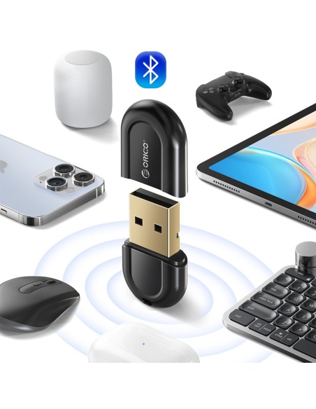 
„Bluetooth 5.3“ USB-A adapteris – juodas
