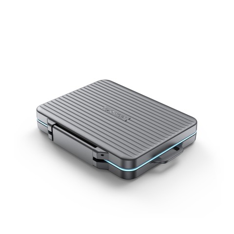 
Dėklas atminties kortelėms ir duomenų laikmenoms 2,5 colio SSD HDD M.2 SSD SD Micro SD CF kortelių skaitytuvams

