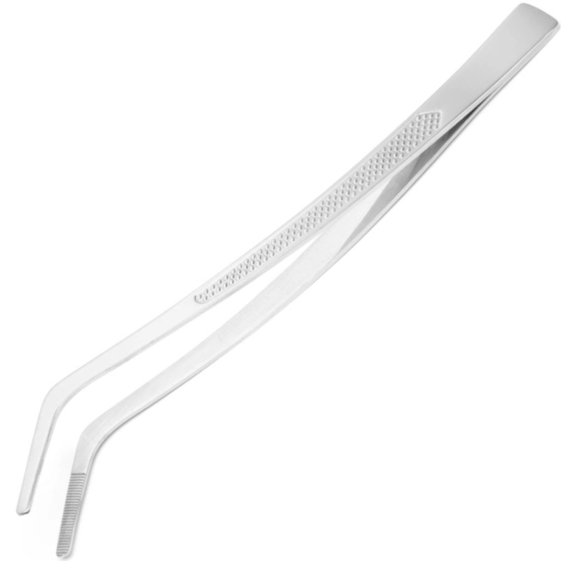 Virtuvinis pincetas lenktas profiliuotas 240 mm - Hendi 680186