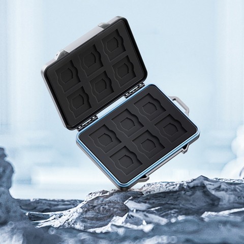
Dėklas atminties kortelėms ir duomenų laikmenoms 2,5 colio SSD HDD M.2 SSD SD Micro SD CF kortelių skaitytuvams
