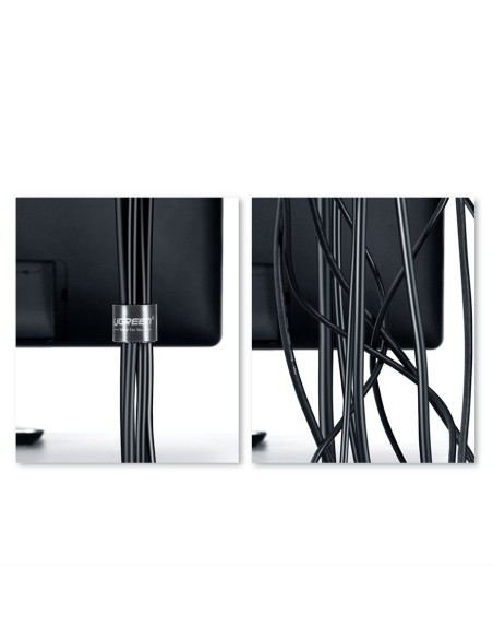 Velcro juosta Velcro kabelio tvarkyklė 5m juoda Velcro juosta Velcro kabelio tvarkyklė 5m juoda