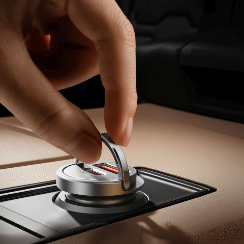 
USB-A USB-C 45W automobilinis įkroviklis – sidabrinis
