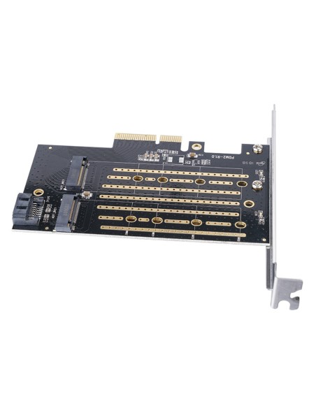 
M.2 NVMe ir SATA diskų išplėtimo plokštė – juoda
