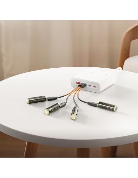 
Įkraunamos ličio baterijos AA 1,5 V 2100 mWh USB-C - 2 vnt.
