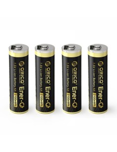 
Įkraunamos ličio baterijos AA 1,5 V 2100 mWh USB-C - 4 vnt.
