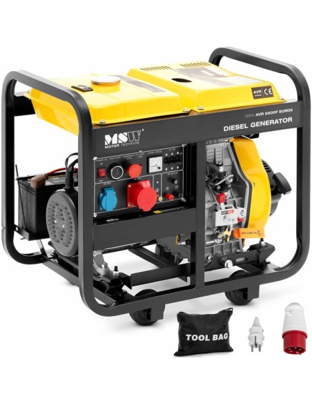 Galios generatorius dyzelinis elektros generatorius 12,5 l 240/400 V 5500 W AVR Galios generatorius dyzelinis elektros generatorius 12,5 l 240/400 V 5500 W AVR