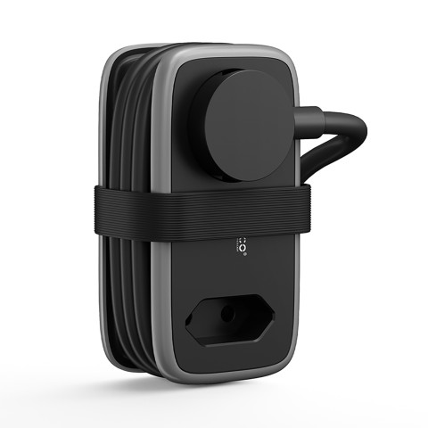 
5 viename AC USB-A USB-C 15,5 W maitinimo blokas – juodas
