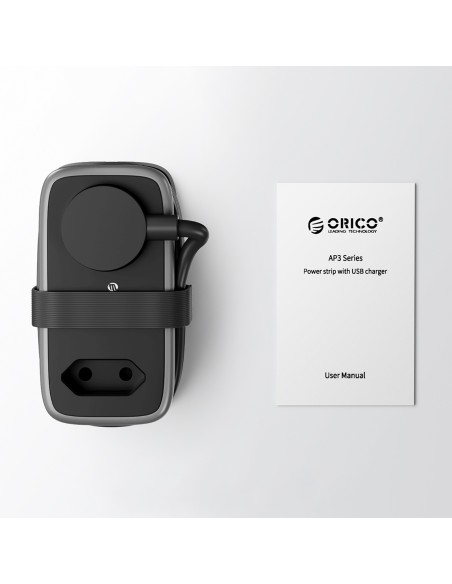 
5 viename AC USB-A USB-C 15,5 W maitinimo blokas – juodas

