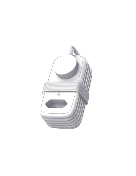 
5 viename AC USB-A USB-C 15,5 W maitinimo blokas – baltas
