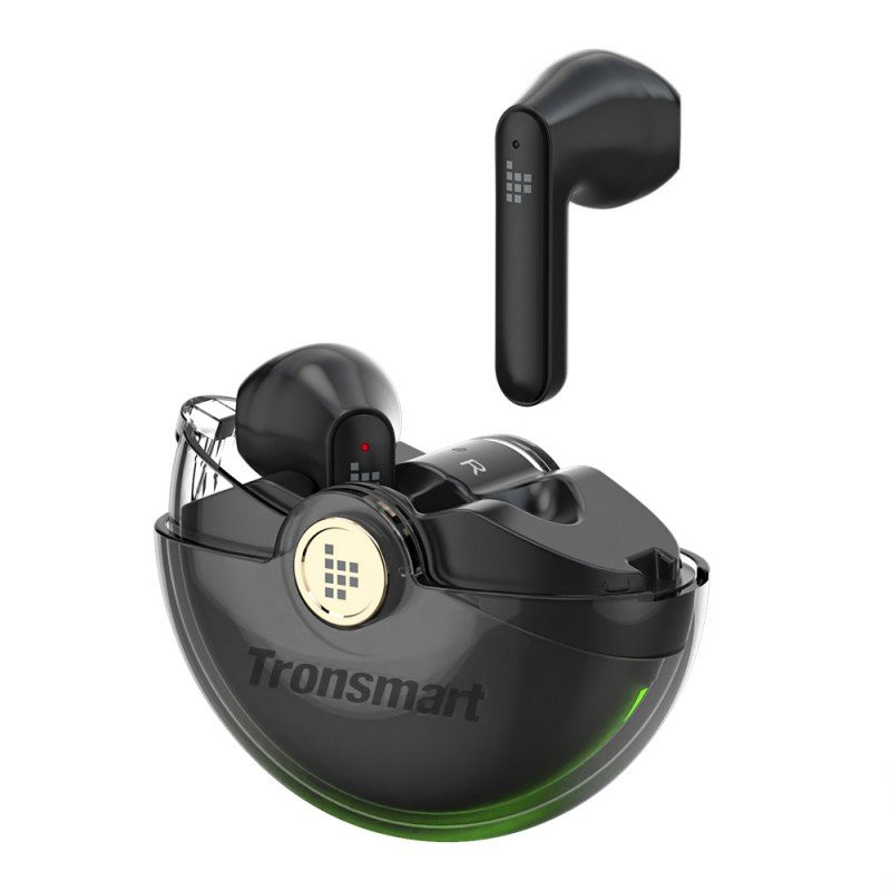 Battle žaidimų TWS į ausis įdedamos Bluetooth ausinės, atsparios vandeniui IPX5 juodos spalvos