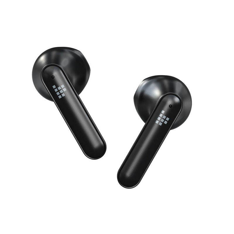 Battle žaidimų TWS į ausis įdedamos Bluetooth ausinės, atsparios vandeniui IPX5 juodos spalvos