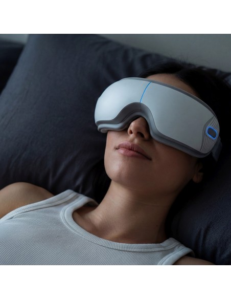 
Oro vibracijos akių masažuoklis - smėlio spalvos
