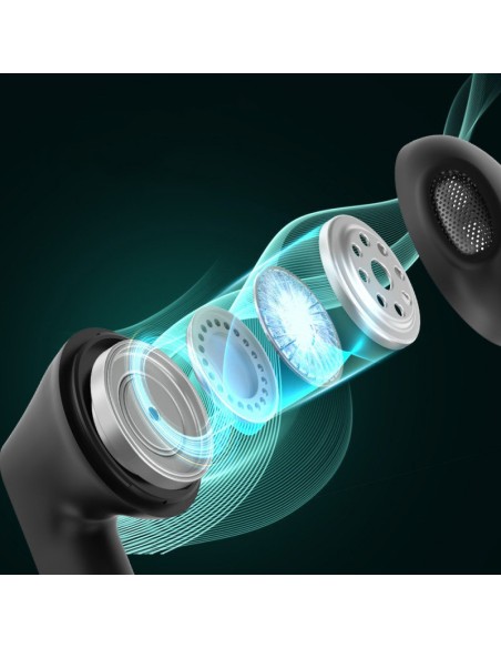 Battle žaidimų TWS į ausis įdedamos Bluetooth ausinės, atsparios vandeniui IPX5 juodos spalvos Battle žaidimų TWS į ausis įdedamos Bluetooth ausinės, atsparios vandeniui IPX5 juodos spalvos