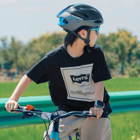 
Lengvas dviračio šalmas 58-62 cm - titano spalvos
