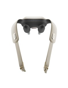 
Kaklo ir pečių masažuoklis su šildymo funkcija, USB-C, 2200mAh, baltas
