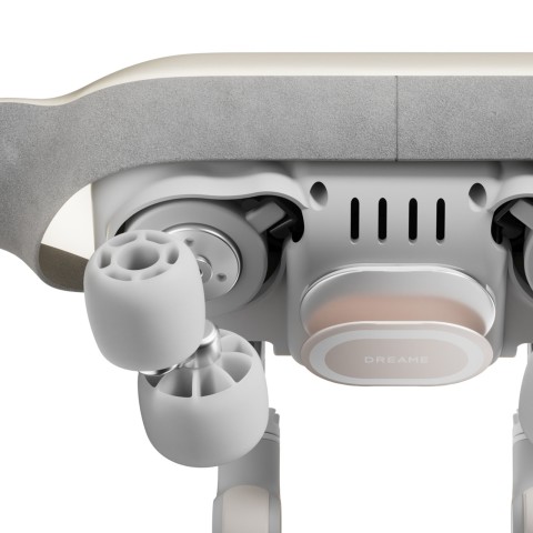 
Kaklo ir pečių masažuoklis su šildymo funkcija, USB-C, 2200mAh, baltas
