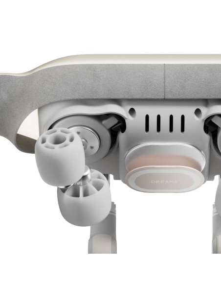 
Kaklo ir pečių masažuoklis su šildymo funkcija, USB-C, 2200mAh, baltas

