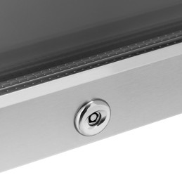 Humidor cigarų spintelė iš kedro medienos ir plieno su LED apšvietimu
