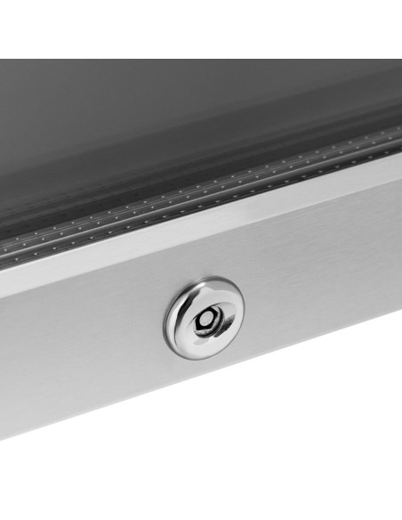 Humidor cigarų spintelė iš kedro medienos ir plieno su LED apšvietimu Humidor cigarų spintelė iš kedro medienos ir plieno su LED apšvietimu