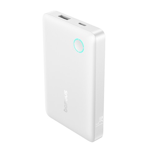 
10000mAh 15W „EnerFill FP11“ nešiojama baterija su USB-C laidu, 30 cm, balta
