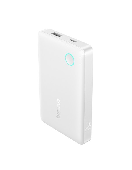 
10000mAh 15W „EnerFill FP11“ nešiojama baterija su USB-C laidu, 30 cm, balta
