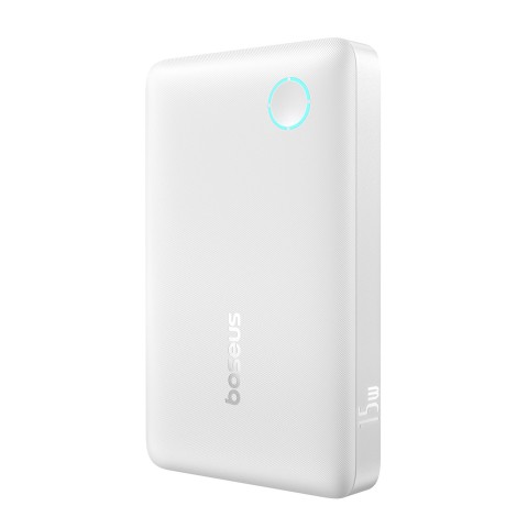 
10000mAh 15W „EnerFill FP11“ nešiojama baterija su USB-C laidu, 30 cm, balta
