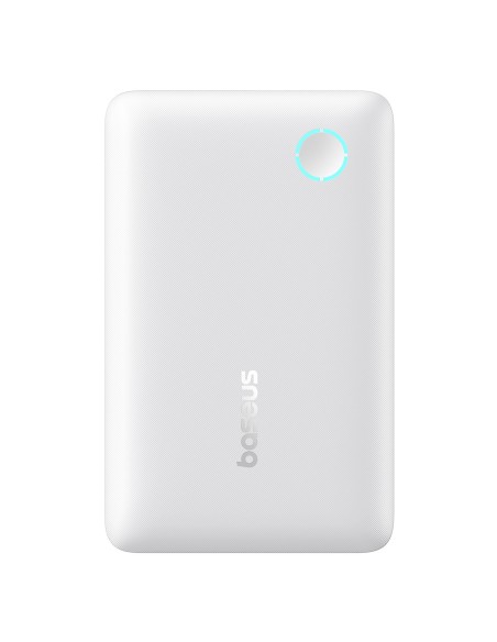 
10000mAh 15W „EnerFill FP11“ nešiojama baterija su USB-C laidu, 30 cm, balta
