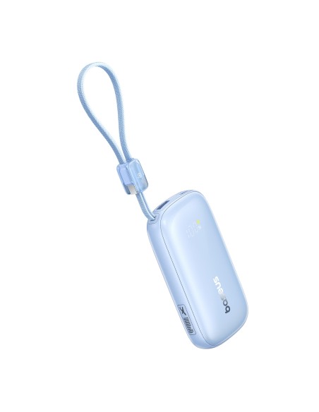 
10000mAh 45W nešiojama baterija su USB-C „Lightning“ laidu „iPhone“ – mėlyna
